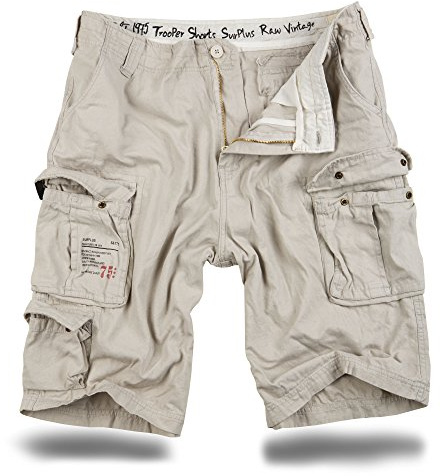 Trooper Cargo Shorts Lightning Edition - Old-White XL