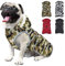 Etechydra Winter Hundejacke with Abnehmbarem Hut, Hundemantel Wasserdicht Reflektierend Hund Mantel Warme Hoodie Fleece Welpenmantel, Jacken für Kleine Mittlerer Große Hunde, Grün, XXL