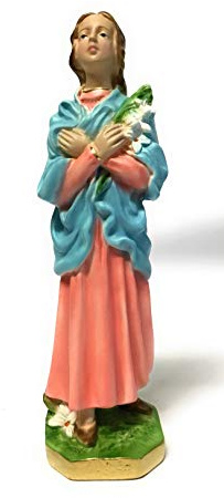 ET Statue Santa Maria Goretti Kreide 30 cm