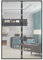 JustGo Zanzariera Magnetica Porta Finestra Adattabile e Regolabile, Chiusura Automatica a Calamite, Istruzioni di Montaggio Chiare, Calamite Potenti, Nero, 180 x 260 cm