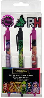 Set of 3 Rainbow High Rubber Toppers (CyP Brands)