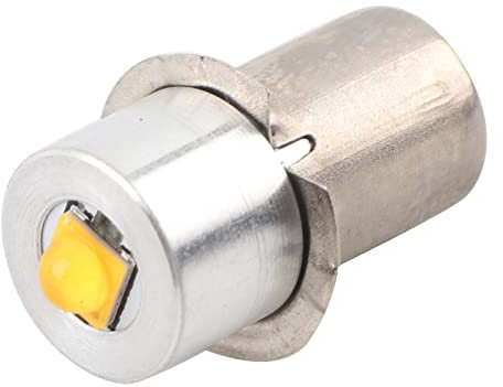 P13.5S Mise à Niveau de Puissance Élevée Kit,Ampoule de Lampe de Poche à LED 3W, Ampoules de Rechange pour Lampe, lampe de poche, lampe de travail, ampoules Maglite(Blanc chaud)