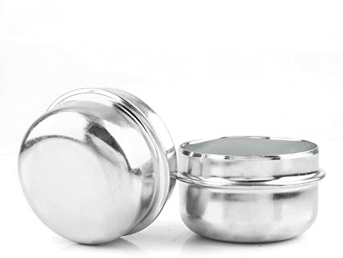 RhinoTuning Lot de 2 capuchons anti-poussière 50 mm OD 55 mm ID 50 mm Couvercle de protection Moyeu de roue Compatible avec les camions/remorques/bateaux (chromé)
