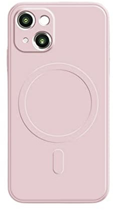 Custodia di ricarica wireless in silicone liquido per iPhone 14 13 12 11 Pro Max 7 8 Plus Mini SE 2020 2022 Cover, rosa, per iPhone SE 2020