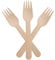 1Above 100Pk Disposable Wooden Cutlery Set, 100% Natural and Biodegradable, Eco-Friendly Cutlery Set for Wedding, Office and Party Picnic (Fork)
