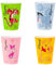 Silver Buffalo Winnie Puuh mit Tigger, I-Aah und Ferkel, 4-teiliges Kunststoff-Mini-Becher-Set, 42,5 ml
