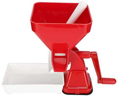 HUAOSN Tomato Sieve, Stainless Steel Tomato Press, Manual Tomato Juicer, Sauce Maker, Food Strainer, for Fruit, Vegetables, Kitchen Tools