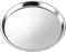 IMIKEYA Edelstahl Teller 18 cm Rund Geschirr Leichte Unzerbrechliche Platten für Camping, Abendessen, Servieren, Küche und Party