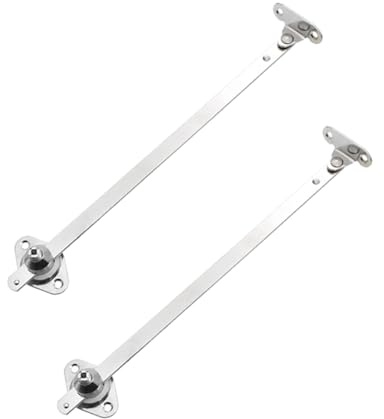 Bisagras abatibles para gabinete, tapa de escotilla para puerta de armario, bisagra de soporte, accesorios de cierre de muebles para armario, paquete de 2 [8 pulgadas]