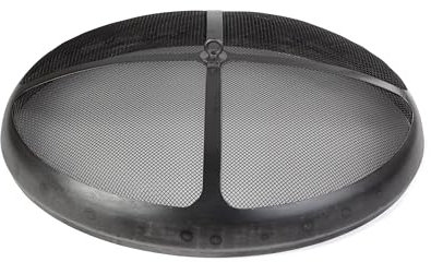 Finnwerk Lauri 80 Funkenschutzhaube, Funkenfang für Feuerschalen Durchmesser 80cm, Funkenschutz Feuergitter, schützt vor Funkenflug