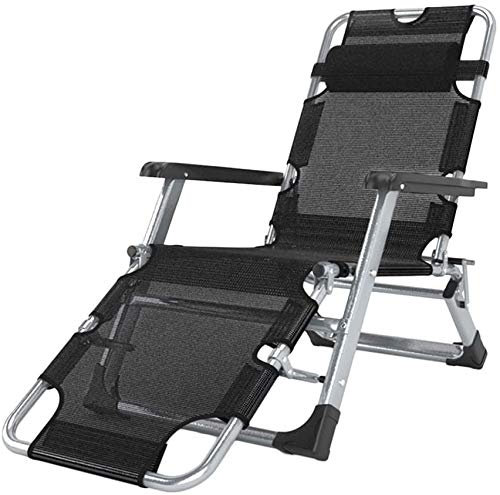 Generisch Garten-Lounge-Stuhl, Terrassen-Liegestühle, Schwerelosigkeits-Terrassen-Lounge-Stuhl, Klappstuhl, tragbarer Campingstuhl, Liege-Gartenstuhl, unterstützt 200 kg, Lounge-Stuhl (Farbe