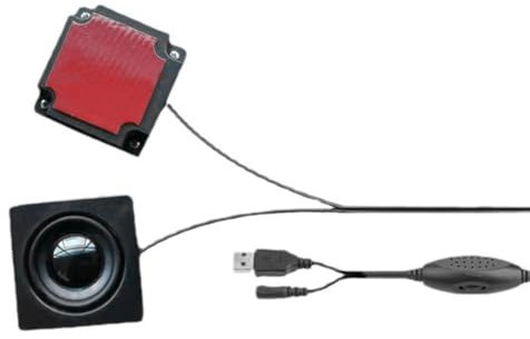OVNSHVN Monitor-Externer-Soundmixer-Computer-Sound-Surround-Versteckte-Mini-USB-Lautsprecher-Set-DIY-Desktop-Lautsprecher-Kit