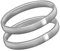2pcs/pair Slip Elastic Shirt Sleeve Holders Metal Armbands Garters Band Stretch Men For Women