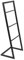Vencier Bamboo Freestanding Towel Rack Drying Stand with Four Hanging Rails Wooden Bathroom Clothes Rack Clothing & Towels Freestanding Holder (Black)