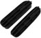 2 Stücke Auto Seitenflügel Kotflügel Entlüftungsgitter Auto Styling Schwarz Kotflügel Entlüftung Luftstrom Spoiler Kompatibel for BMW E60 M5(Plating)