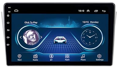 Radio de Coche Android 14 para Toyota Avensis T25 2002-2008，9 Pulgadas Radio Double DIN inalámbrico, Bluetooth Carplay, Visión Trasera en Directo HD, Carga rápida GPS(M300S 3G+32G)