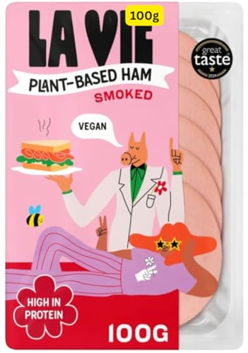 Plant-Based Smoked Vegan Ham Lavies 100g (1x100g)