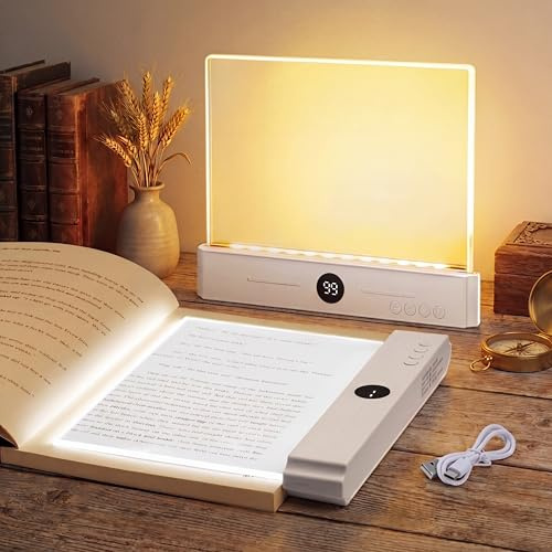 Bawetech Luz Lectura, Luz de Lectura 2026 Nuevo, Regulable con Temporizador
