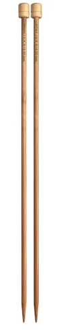 Pony Single Ended Bamboo Knitting Pins, Multi-Colour, 5mm