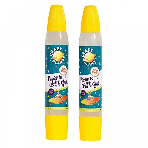 Craft Planet Paper & Craft Glue Duo, Strong Clear Glue, PVA All Purpose Glue For Art, Craft, School Supplies, DIY Craft, Paper, Wood Craft, Home Crafting, School, Crafting Clubs
