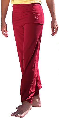 ESPARTO Yogahose Sooraj - das Original in Bio-Baumwolle Granatrot XS