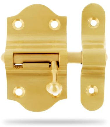 AMIG - - Verrou Porte - Modèle 720 - Laiton - 40 mm - Vis incluses - Idéal pour portes et fenêtres - Finition : Matt