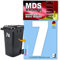 MDS Brand Prime 15cm Zahlen Aufkleber Klebezahlen Selbstklebend Hausnummer Aufkleber Weiss (7)