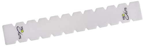 Protector Pala de Padel|Elige tu Color o Bandera|Modelo Dentado|Autoadhesivo|Evita Golpes y Rayaduras,Tecnología de Absorción de Impactos|Medidas 36,2cm x 5,3cm x 0,6cm|Pro Elite| (Transparente)