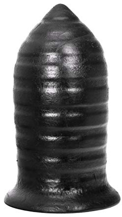 All Black spitzer extremer Analplug - 16 cm Länge, Schwarz, 1er Pack(1 x 1 Stück)