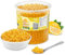 The Inspire Food Company Popping Boba Pearls for Bubble Tea - 3.2KG | Lemon | Bursting Pearls Bubble | Real Fruit Juice For Shakes, Smoothie | 100% Vegan & Glutenfree, No Artificial Colors