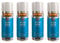 Hycote XUK032 Gloss White Top Coat Spray Paint 400ml x 4