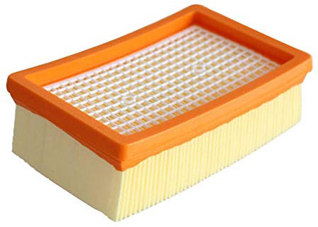 YanBan Filtro a pieghe piatte compatibile con Karcher MV4 MV5 MV6 WD4 WD5 WD6, filtro HEPA di ricambio per aspirapolvere