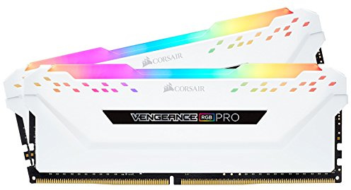 CORSAIR Vengeance RGB PRO 32GB (2x16GB) DDR4 2666 (PC4-21300) C16 Desktop Memory - Bianco