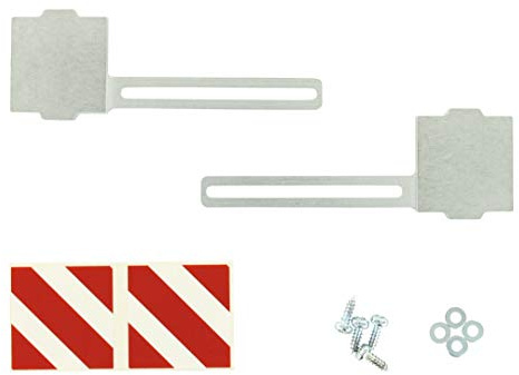 Carson 1:14 Alu Warntafeln mit Dekor (2), RC Truck, Zubehör für Tamiya Trucks, Ersatzteile, Tuningteile, Modellbau, 500907448