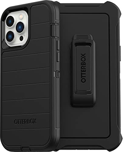 OtterBox Defender Case for iPhone 12 Pro Max, Shockproof, Drop Proof, Ultra-Rugged, Protective Case, 4x Tested to Military Standard, Black