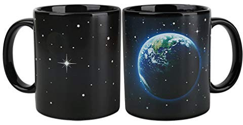 1 Pc tasse à induction thermique tasses à café tasses à thé en verre tasse à thé terre bleue tasse en céramique tasse qui change de couleur doigt le haut mugs Un verre Coupe