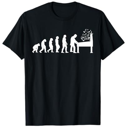 Évolution Pinball Jeu d'arcade Flipper Machine flipper T-Shirt
