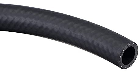 sourcing map 16mm(5/8) ID Fuel Line Hose, 23mm(29/32) OD 5ft Oil Tubing Black for Small Engines