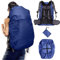 CKLHCFF Rucksack-Regenschutz (20-100L) Verbesserte wasserdichte leichte tragbare Rucksack-Abdeckung Rucksack-Abdeckung zum Wandern zum Schutz von Schultaschen im Freien (Blue, XXXL)