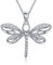 HARMONY BOLA 925 Sterling Silber Libelle Halskette Dragonfly Geschenke Für Frauen Liebhaber Mädchen Libelle Libelle Anhänger Schmuck