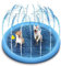 Piscina para Perros para Mascotas, 39 Pulgadas Plegable para rociar y salpicar Agua, tapete de Juego para Perros, Piscina para niños, Juguetes de