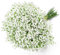 Uhky 6 mazzi di fiori artificiali di gipsofila, fiori realistici al tatto, per feste di nozze, ghirlande fai da te, composizioni floreali, decorazioni per la casa (bianco)