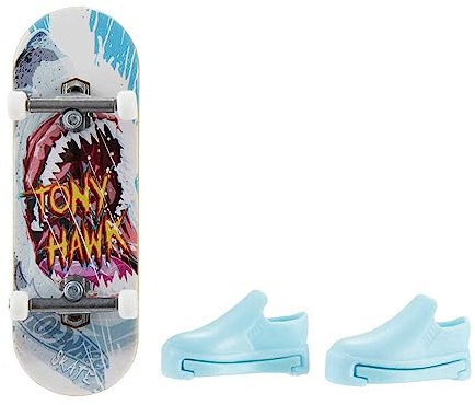 Mattel - Hot Wheels Mini Skateboard Includes Shoes Assorted Models, Multicoloured (HGT57)