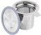 Vaincre Extra Fine Mesh Tea Infuser/Strainer, Stainless Steel Loose Leaf Tea Steeper/Diffuser with Large Capacity Basket and Lid, Fits Teapots, Mugs, Cups
