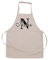 Elefantasie Personalisierte Kinderschürze mit Name, Kochschürze für Backen, Kochen, Geschenkidee für Kinder 3-6 Jahre natur Motiv Buchstabe