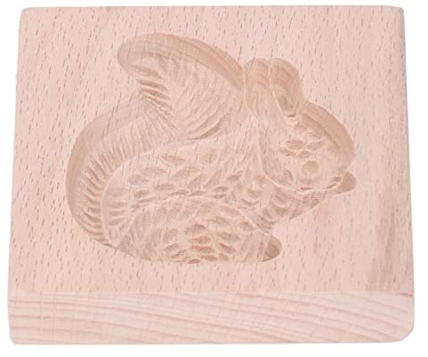 Plätzchenform, Wiederverwendbar Leicht zu Reinigen Glatte Oberfläche Buchenholz Langlebige Plätzchenform aus Holz Zum Backen (Eichhörnchen)