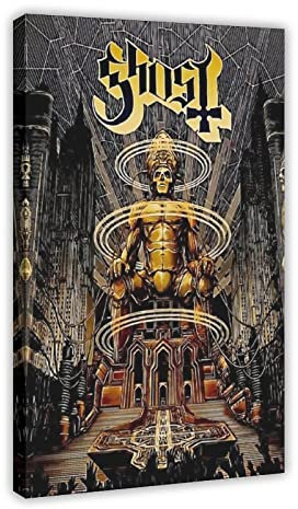 RIPEX Ghost Band Leinwand-Poster, Schlafzimmer, Dekoration, Sport, Landschaft, Büro, Raumdekoration, Geschenkrahmen, 40 x 60 cm