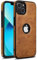 AIOVETEAB Hülle für iPhone 13 Mini Premium PU Leder Anti-Rutsch Anti-Kratzer Stoßfest Vollständige Schutzhülle Handyhüllen Case Cover Kompatibel mit iPhone 13 Mini (Braun)
