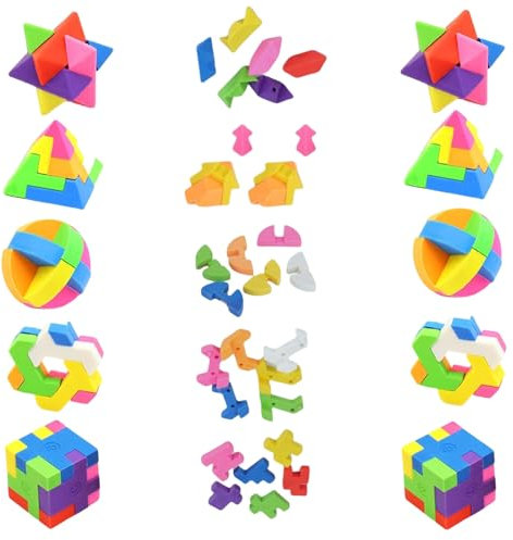 JOYSKY 10x Radiergummi Kinder I Geschenk Mitgebsel Kindergeburtstag Kindergeschenk Partygeschenk Gastgeschenk Spielzeug Party give aways kleine, für Jungen & Mädchen, bis 10 Jahre