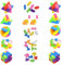 JOYSKY 10x Radiergummi Kinder I Geschenk Mitgebsel Kindergeburtstag Kindergeschenk Partygeschenk Gastgeschenk Spielzeug Party give aways kleine, für Jungen & Mädchen, bis 10 Jahre